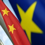 europa e china bandeiras economia